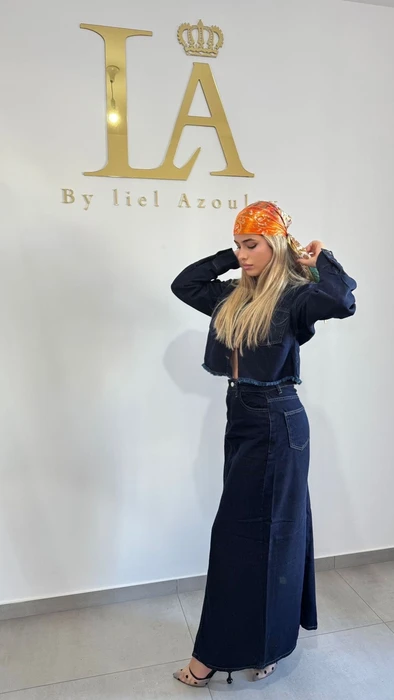 ג';קט מסט DENIM ג';ינס כהה