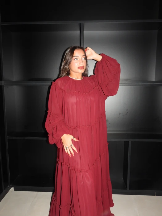 שמלת אלה- בורדו