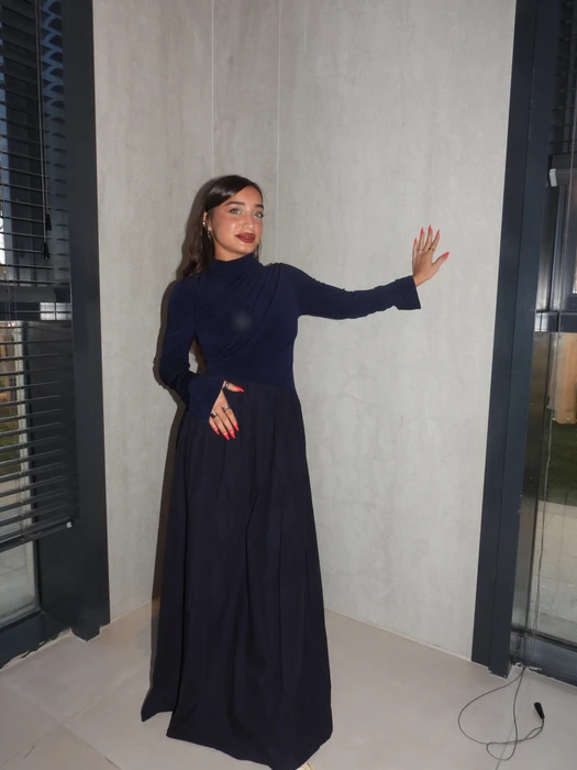 שמלת אריאל- כחולה